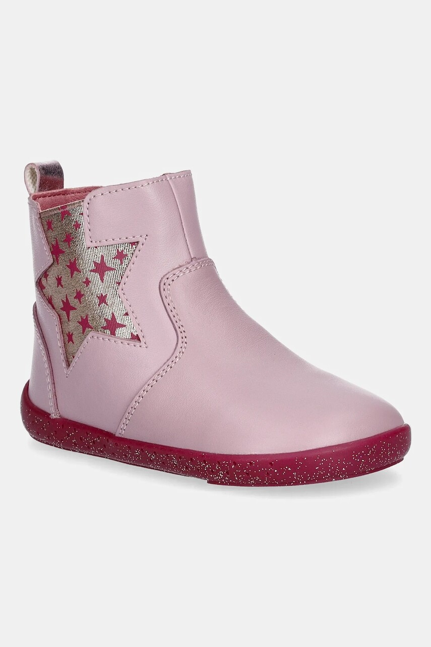 Detské kožené topánky Agatha Ruiz de la Prada ružová farba, 251906