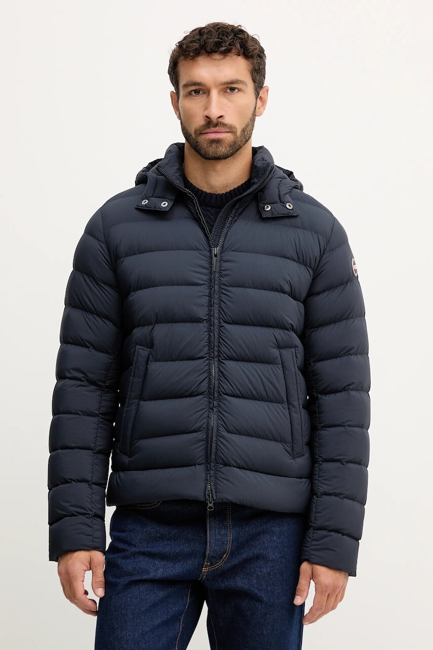 Páperová bunda Colmar tmavomodrá farba, prechodná, 1252.4ZP