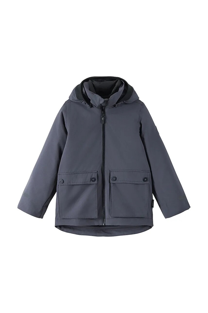 Detská bunda Reima Syddi šedá farba, 5100147B