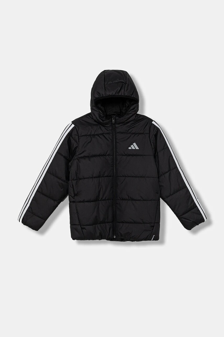Detská bunda adidas čierna farba, JL7402