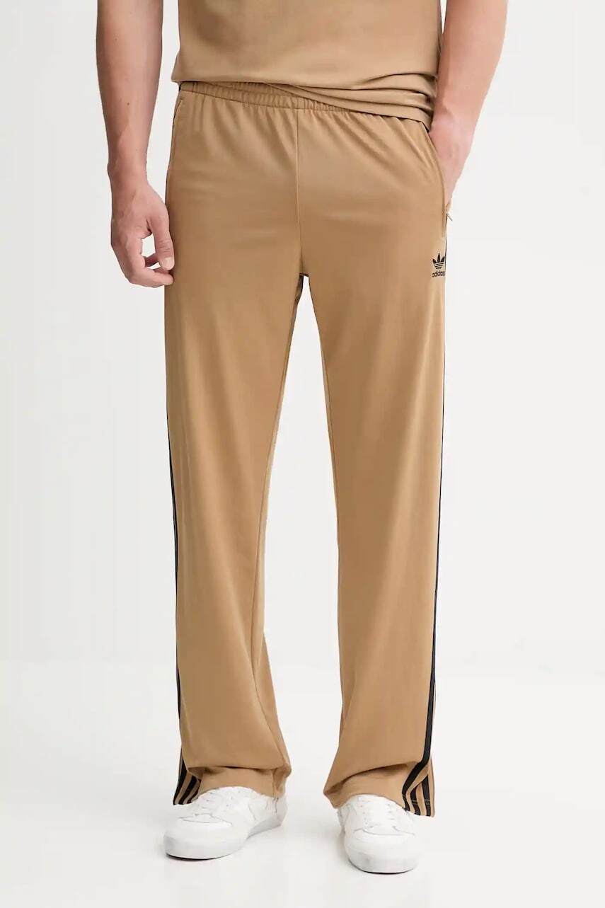 Tepláky adidas Originals Firebird Tp zelená farba, s nášivkou, JY6369