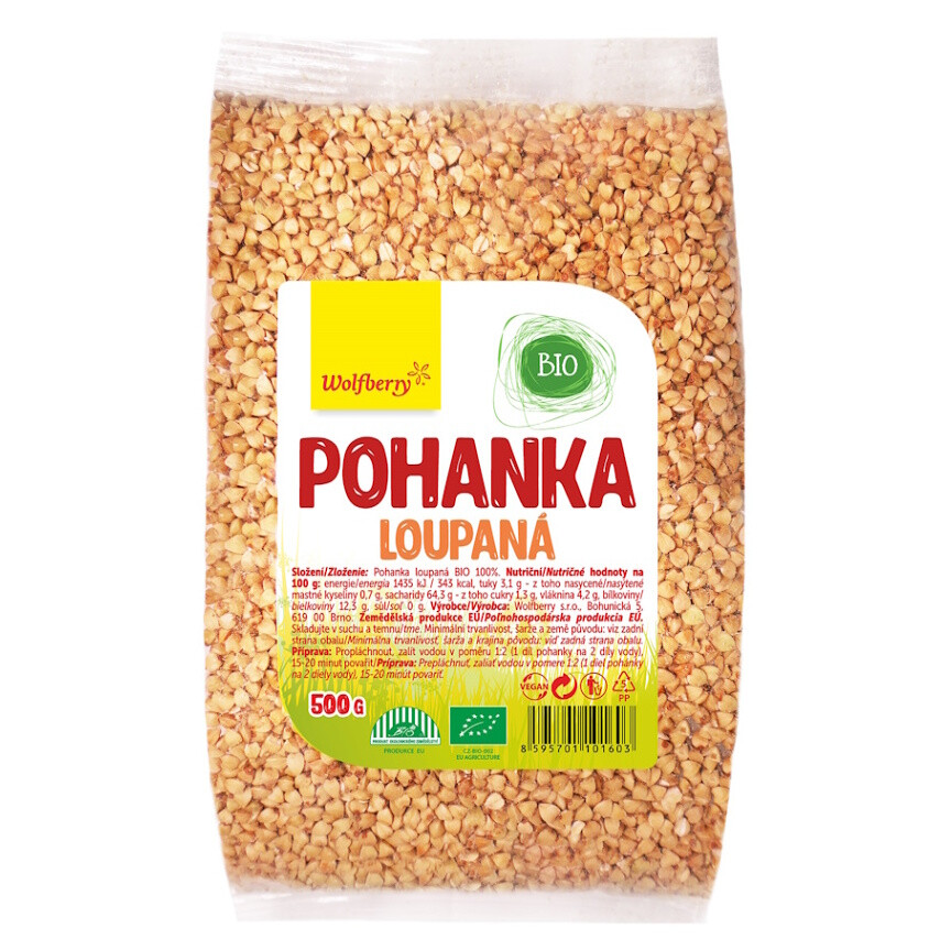 WOLFBERRY Pohánka lúpaná BIO 500 g