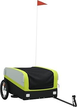 Shumee Vozík za bicykel 94046 čierny a zelený, 45 kg, železo