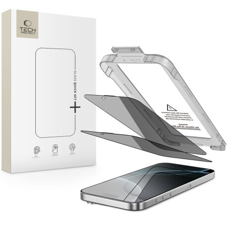 Tech-Protect Quick Set Spy 2x ochranné sklo na iPhone 16 Pro Max