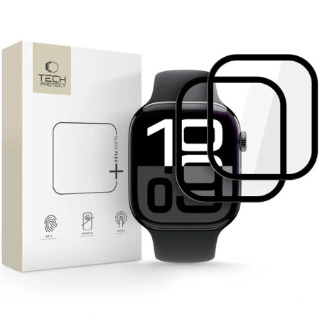 Tech-Protect Glass Flex 2x ochranné sklo na Apple Watch 10 (46mm), čierne
