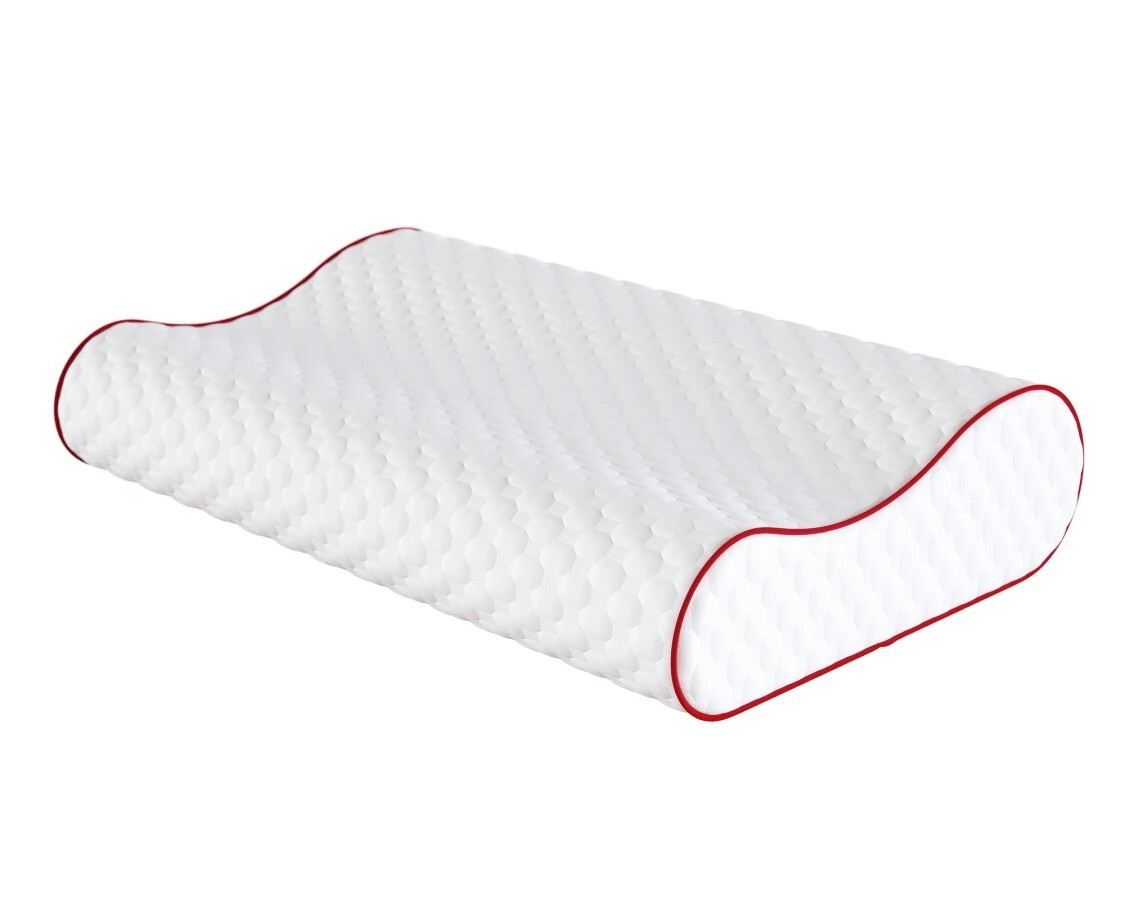 Ergonomický polštář COMO POINT 50x33 cm bílý