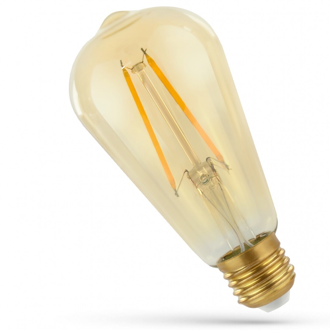 LED žárovka E-27 230V 5W EDISON 14460 ST58 teplá