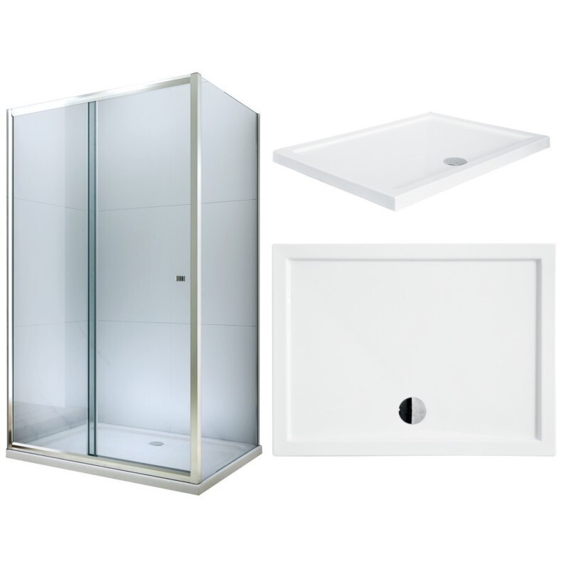 Sprchovací kút Mexen Apia 120x80 s vaničkou