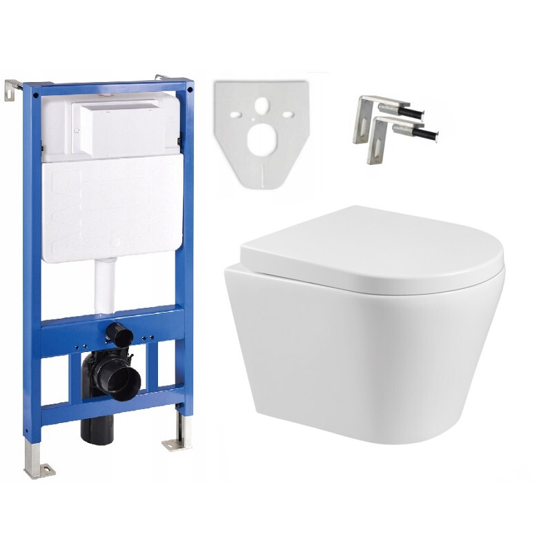 Súprava podomietkový modul MEXEN FENIX SLIM + závesná WC misa RICO + doska