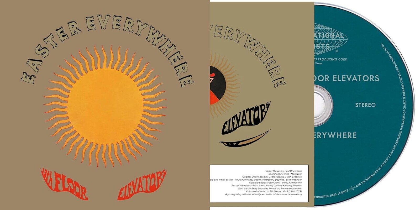 The 13th Floor Elevators, EASTER EVERYWHERE, CD