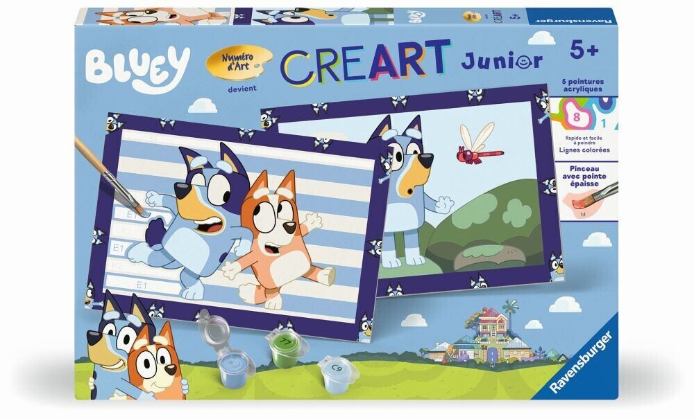 Ravensburger CreArt Bluey: Psie radovánky