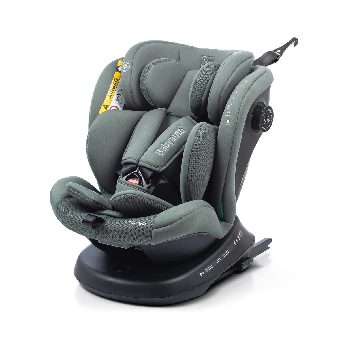 BabyAuto VALORA i-Fix i-Size 360° 40-150 autosedačka zelená