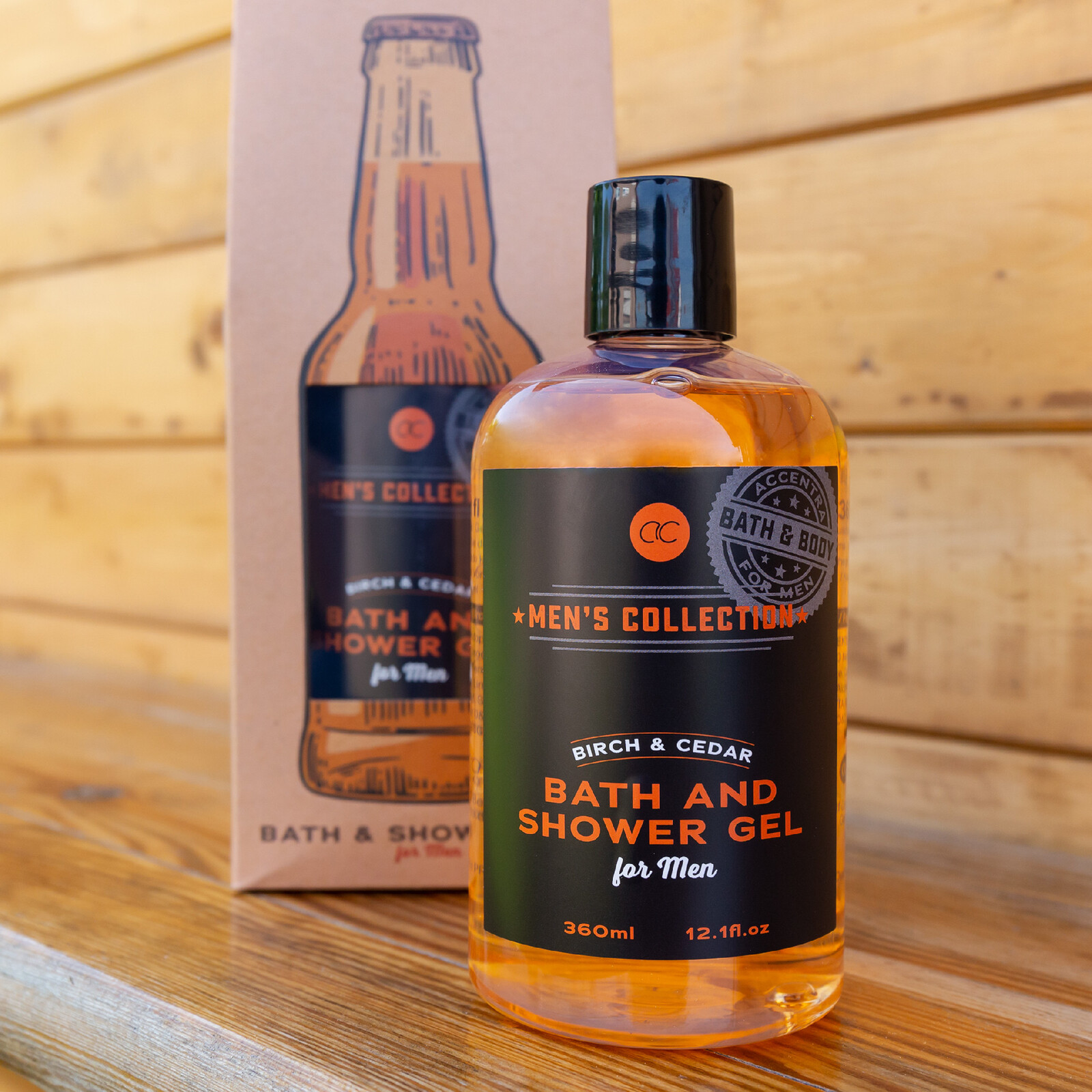 Sprchový gél MEN'S COLLECTION vo fľaši ACCENTRA - 360 ml