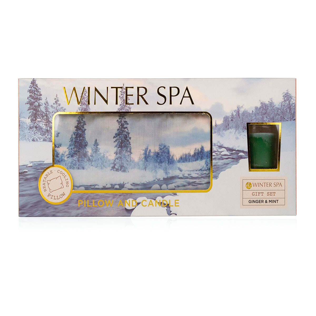 Wellness set WINTER SPA v darčekovom balení, nahrievací/chladiaci vankúšik ACCENTRA