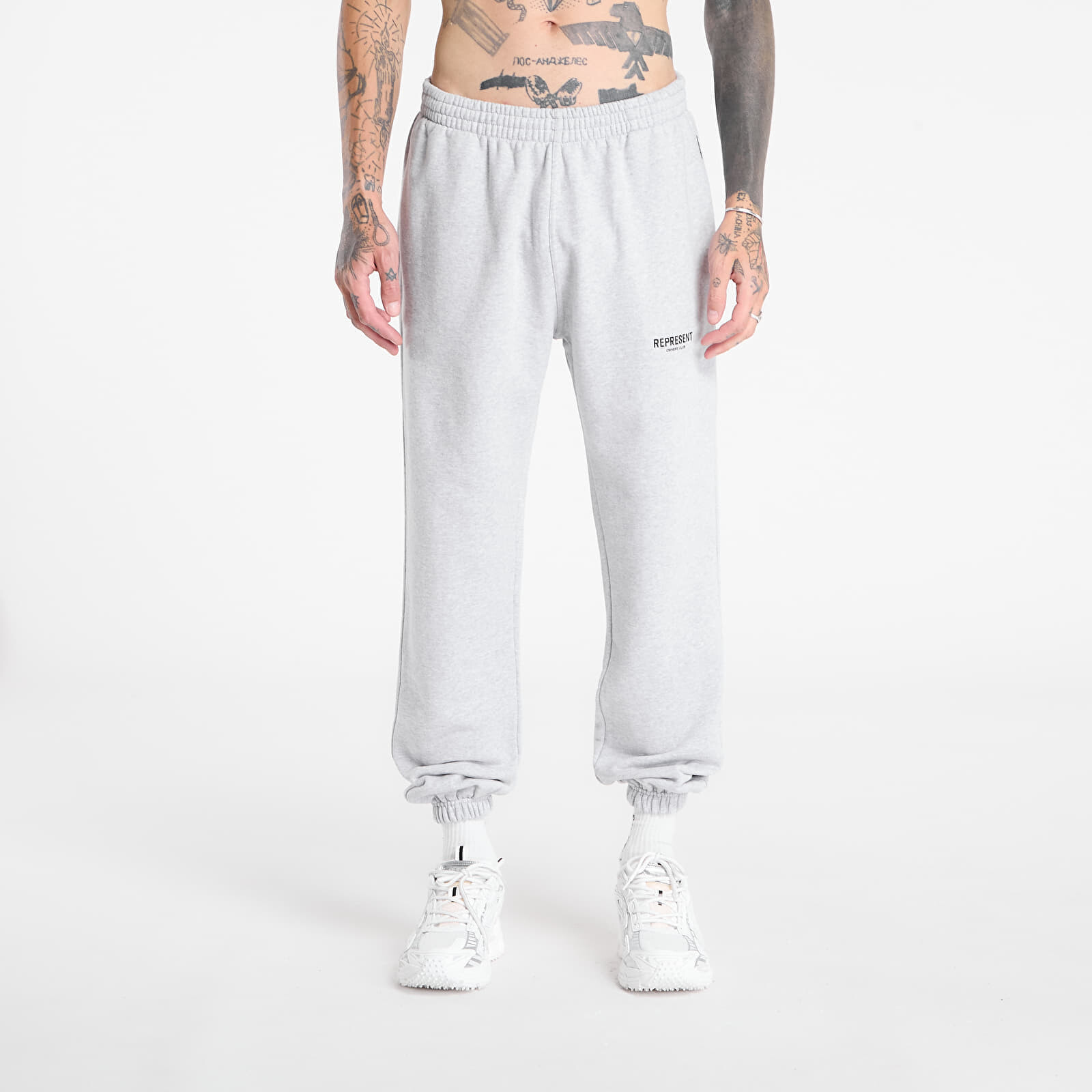 Kalhoty REPRESENT Owners Club Sweatpant Ash Grey/ Black L