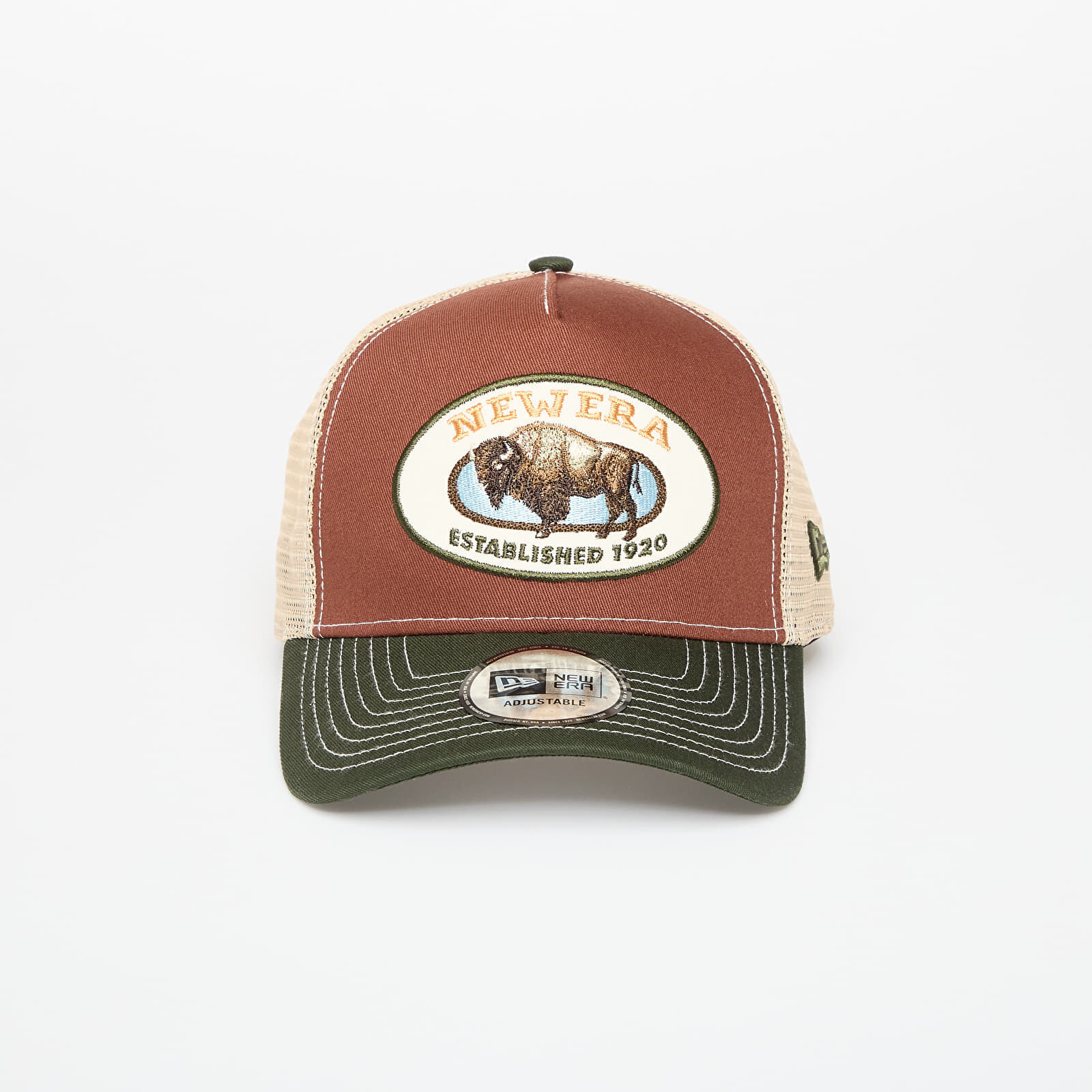 Šiltovka New Era 9FORTY Af Trucker Animal Patch Dark Seaweed/ Dau Universal