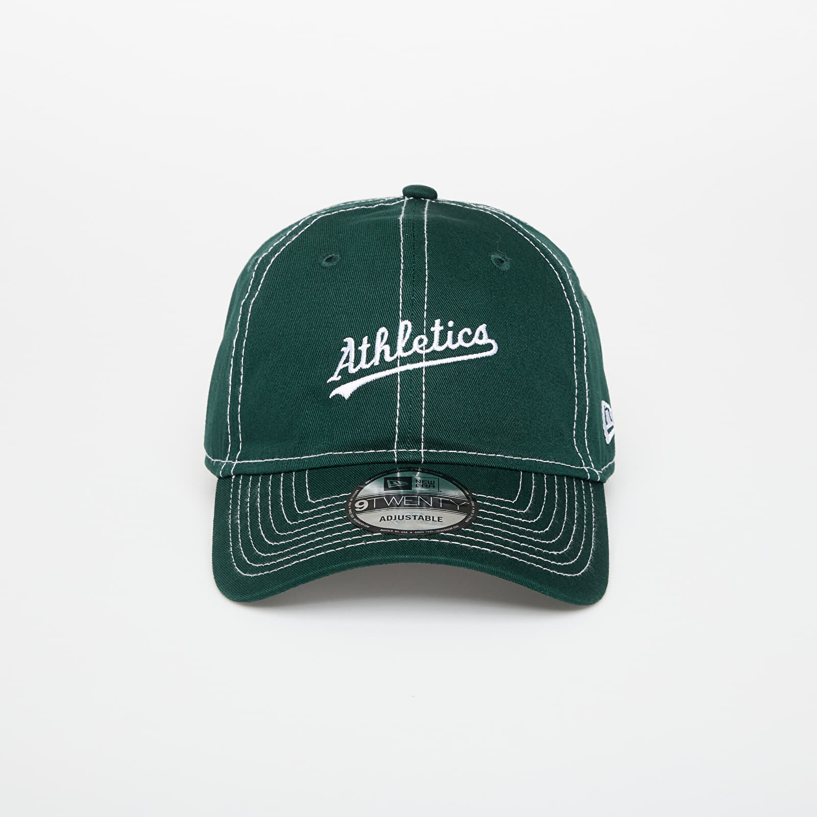 Šiltovka New Era Oakland Athletics 9TWENTY Contrast Stitch Dark Green/ White Universal