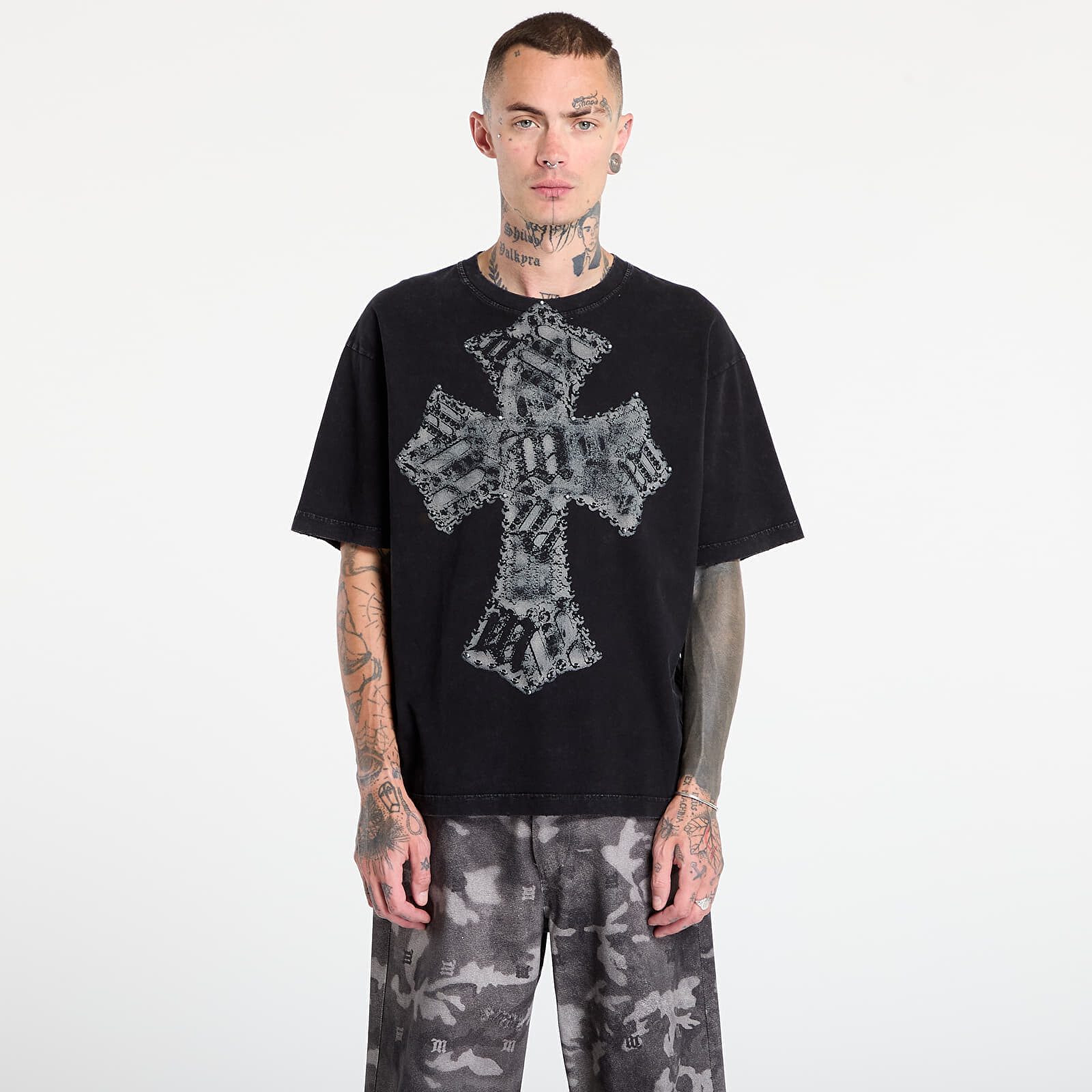 Tričko MISBHV Goth T-Shirt Washed Black L