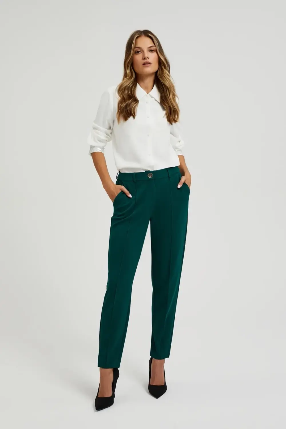 Marisse Women's Trousers Z-Sp-4503 D.Green
