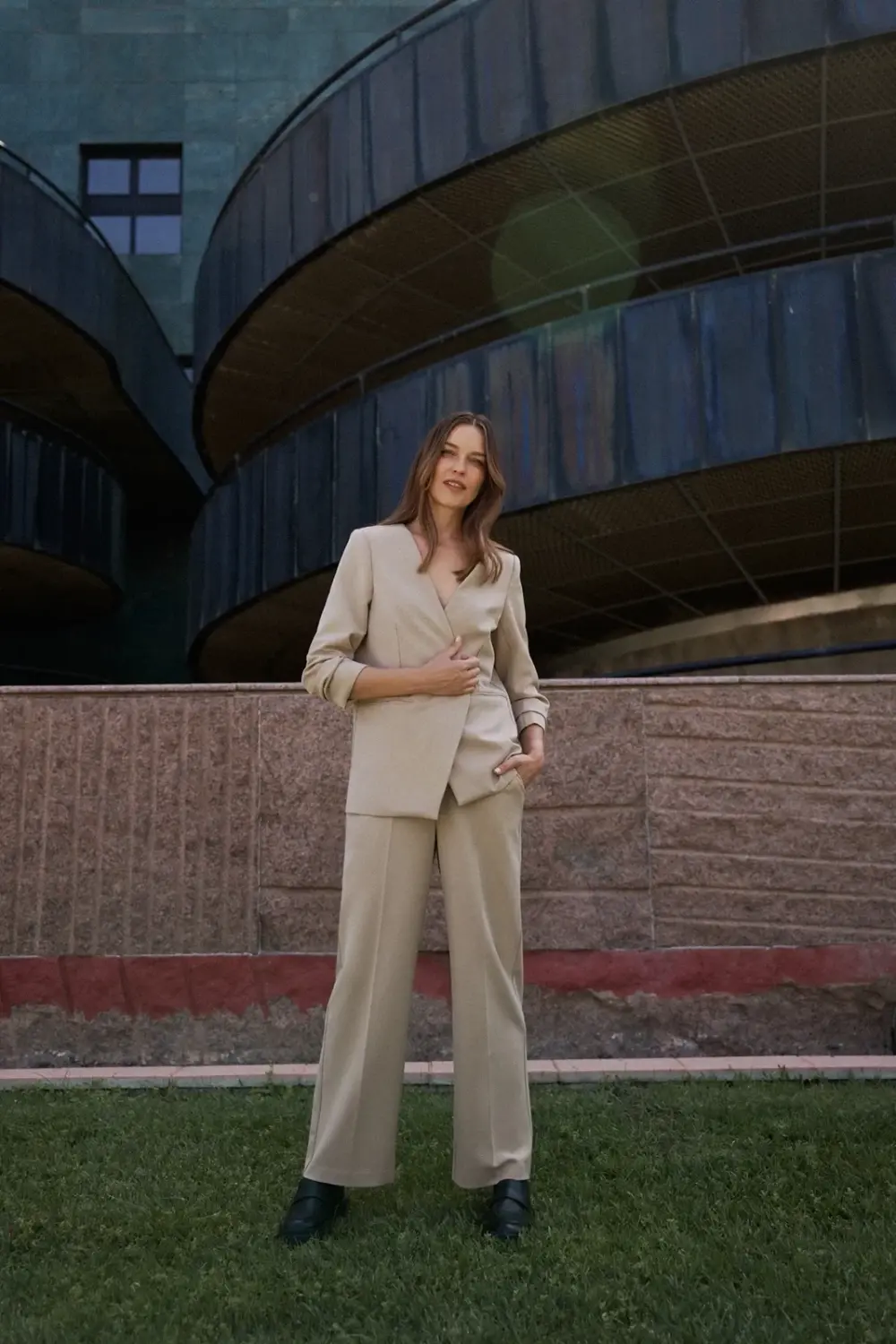 Marisse Women's Trousers Z-Sp-4515 Beige