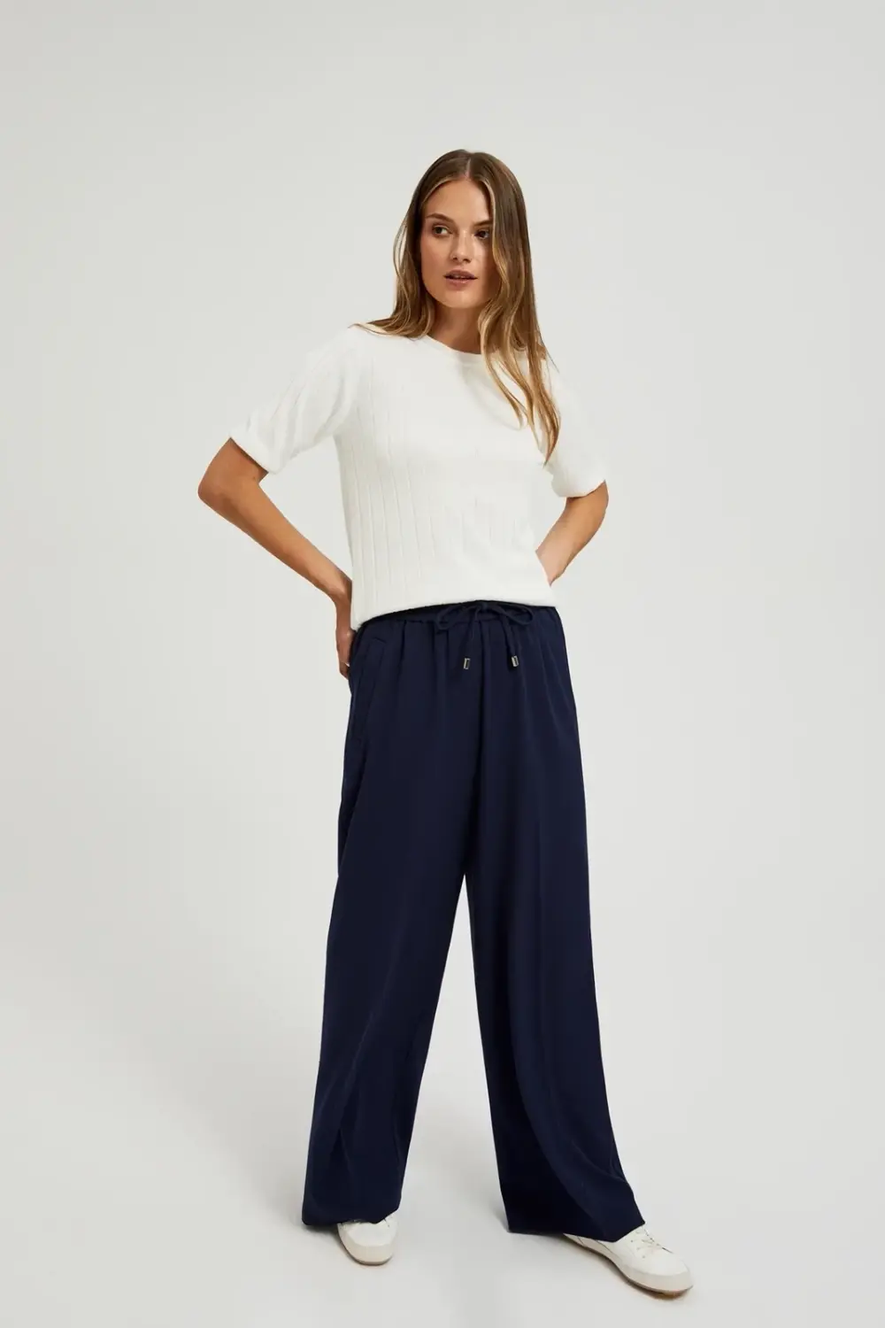 Marisse Women's Trousers Z-Sp-4531 Dark Navy