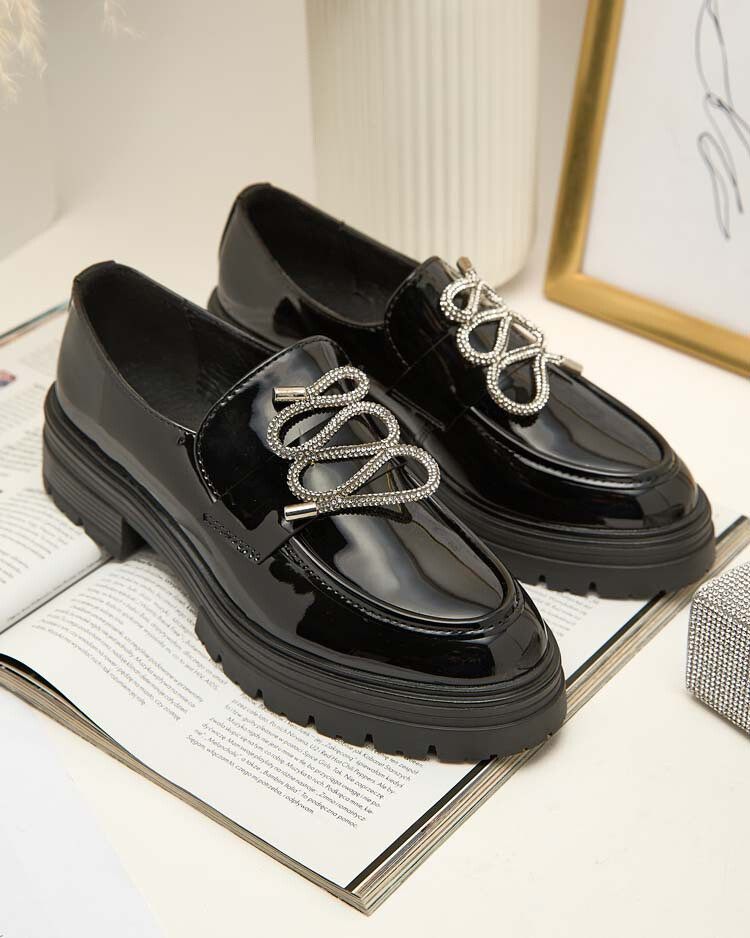 Resti Women's lacquered moccasins Celersa