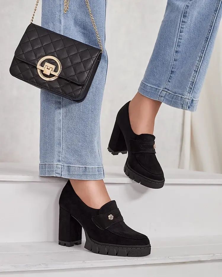 Resti Women's high stiletto moccasins Nerio