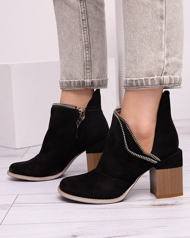 Resti Black women's insulated boots on a post Mukis - Footwear