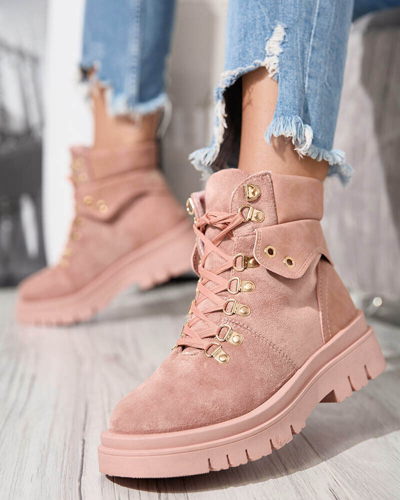 Resti Pink women's boots insulated trappers Boserra - Footwear