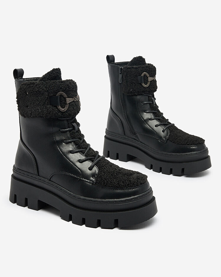 Resti Women's boots with sheepskin Faeltone