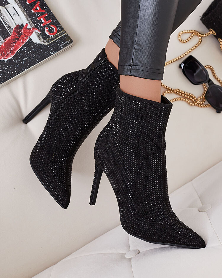 Resti Women's Lekirisa Zirconia Stiletto Boots