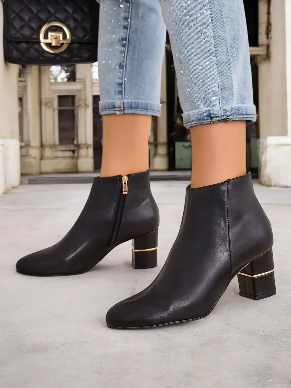 Resti Women's wedge heel ankle boots Afennor