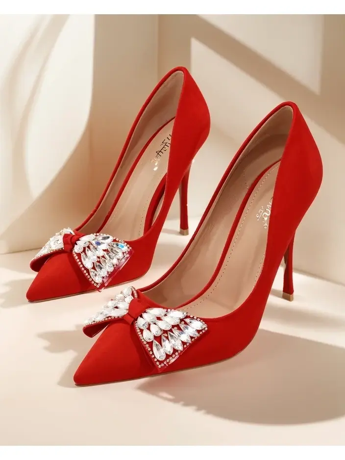 Resti Women's stiletto heels with a bow Cocarte