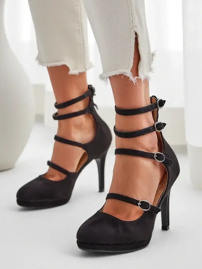 Resti Women's Stiletto Heels with Straps Celose