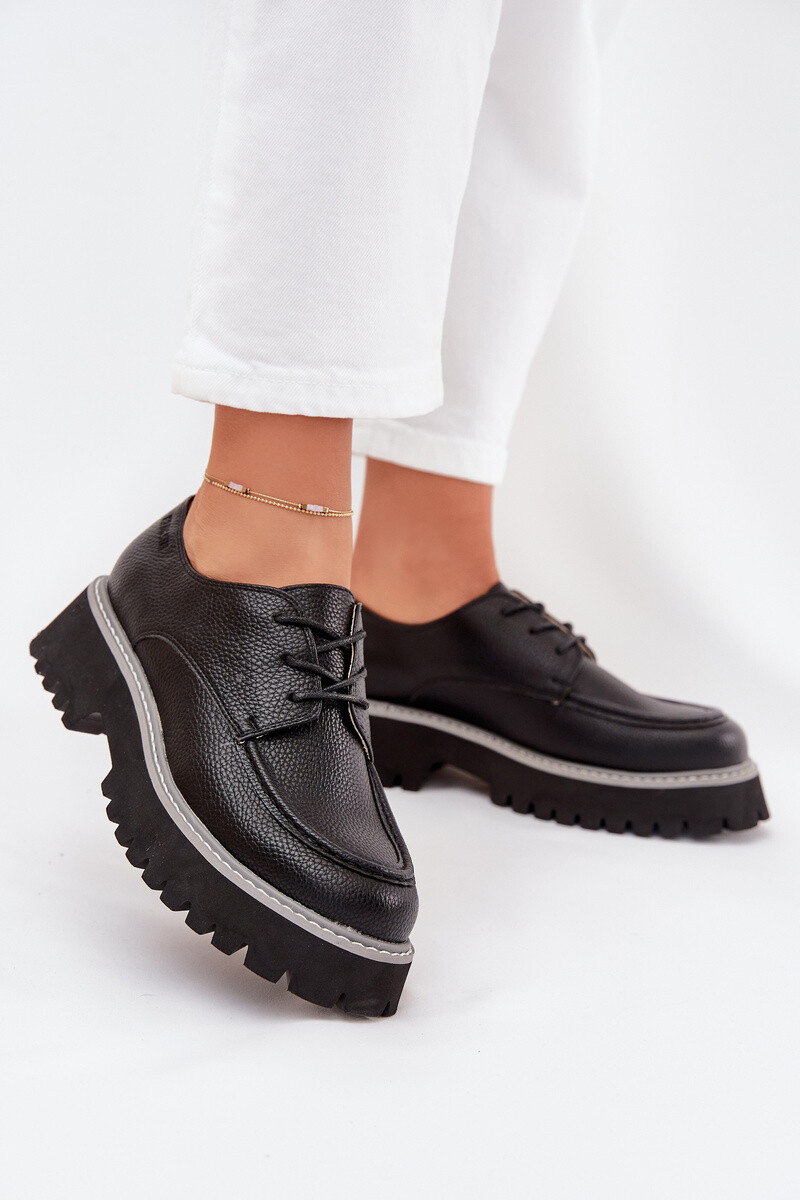 BIG STAR SHOES Dámske Mokasíny So Šnurovaním Big Star