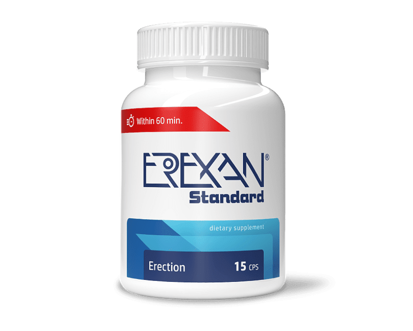 EREXAN Standard pre intímne potreby mužov v každom veku - 15 kapsúl