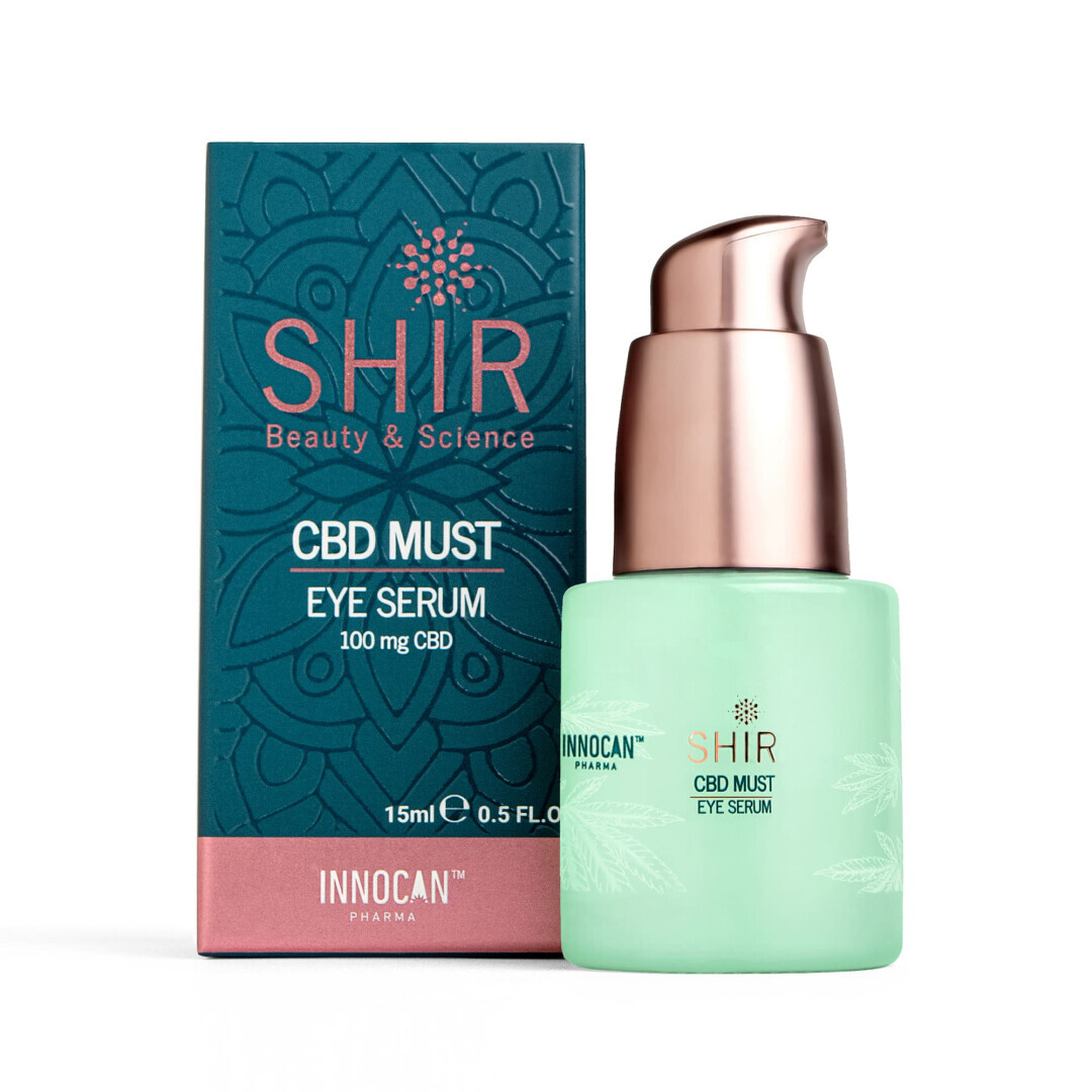 CBD očné sérum proti opuchom, tmavým kruhom a vráskam 15 ml - SHIR Beauty & Science