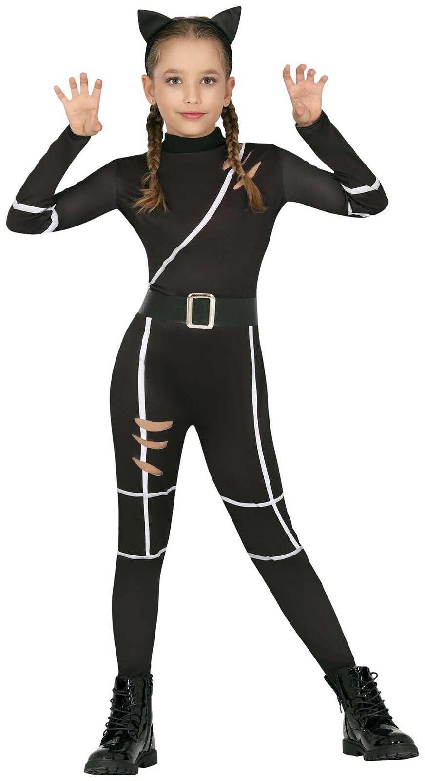 Guirca Detský kostým - Cat Woman Veľkosť - deti: M: 115-123 cm