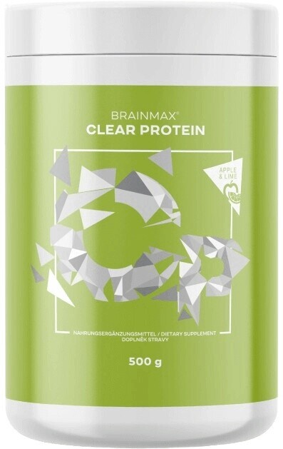 Brainmax clear protein 500 g - jablko/ limeta