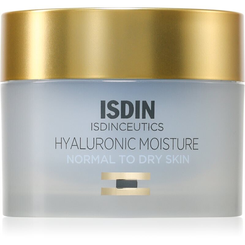ISDIN Isdinceutics Hyaluronic Moisture Normal To Dry Skin Ceram denný krém pre normálnu a suchú pleť plniteľný 50 g