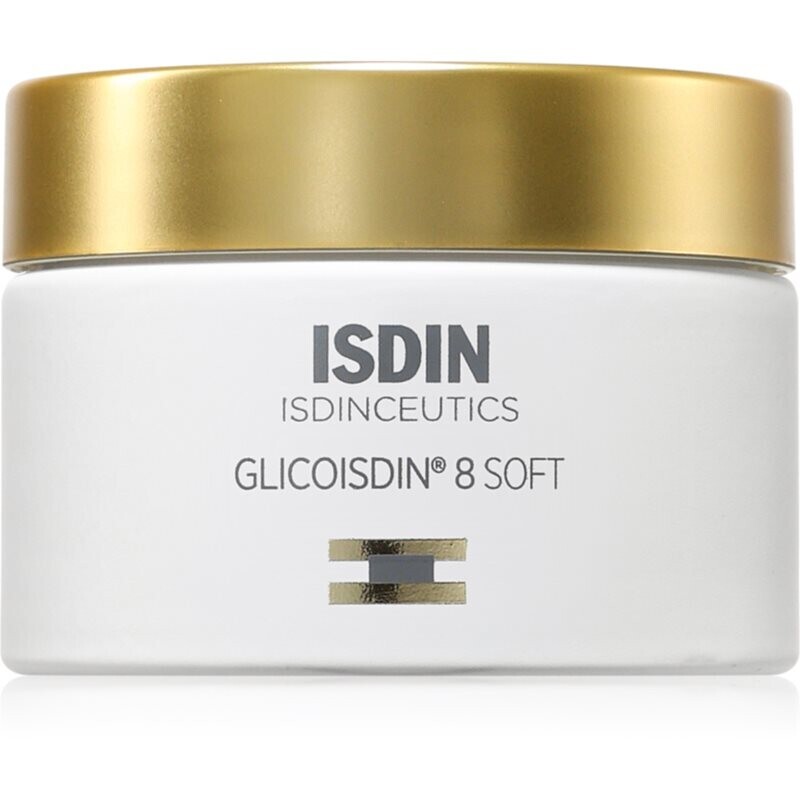 ISDIN Isdinceutics Glicoisdin 8 Soft jemný exfoliačný krém s kyselinou glykolovou pre všetky typy pleti 50 g