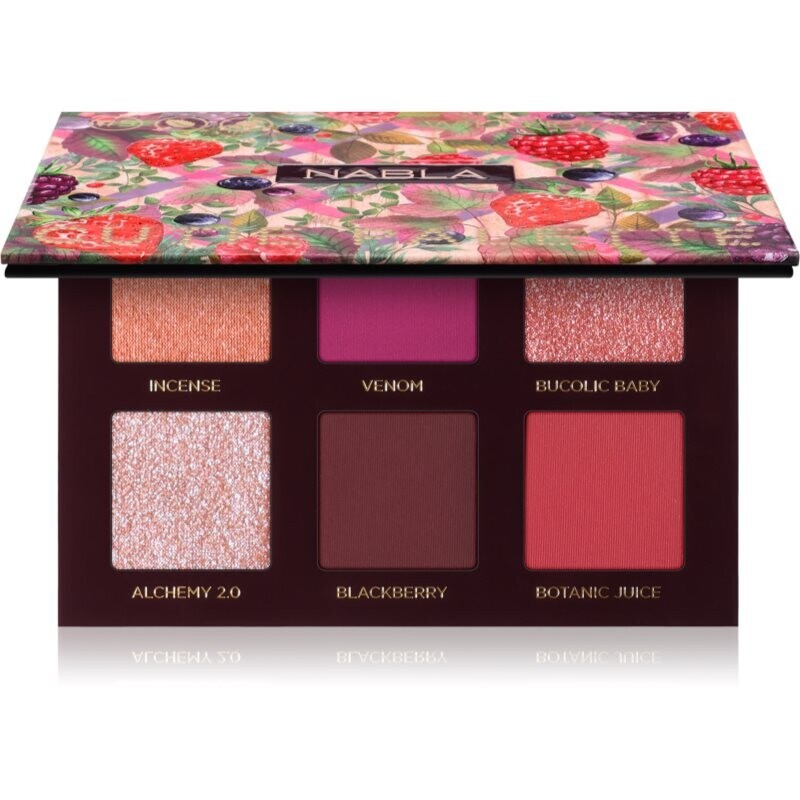 NABLA Cosmetics Cutie Palette paletka očných tieňov odtieň Wild Berry 8 g
