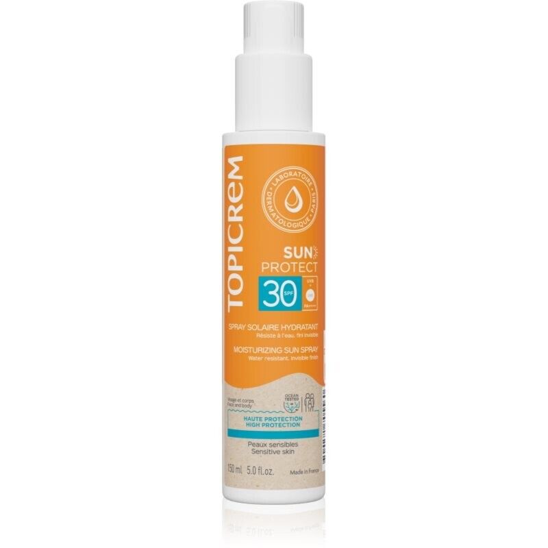 Topicrem Sun Protect Moisturizing Sun Spray ochranný sprej s hydratačným účinkom SPF 30 150 ml