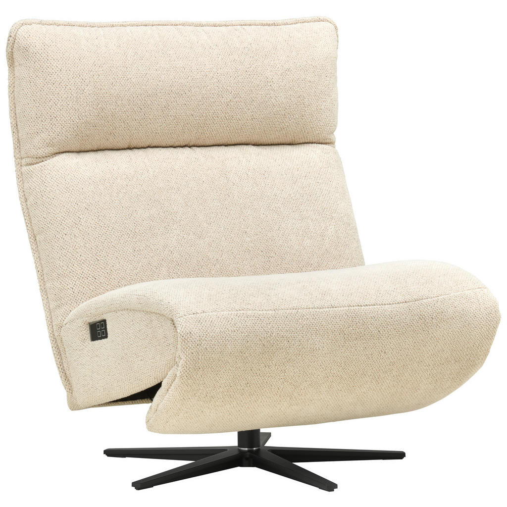 Chilliano RELAXAČNÉ KRESLO, textil, krémová