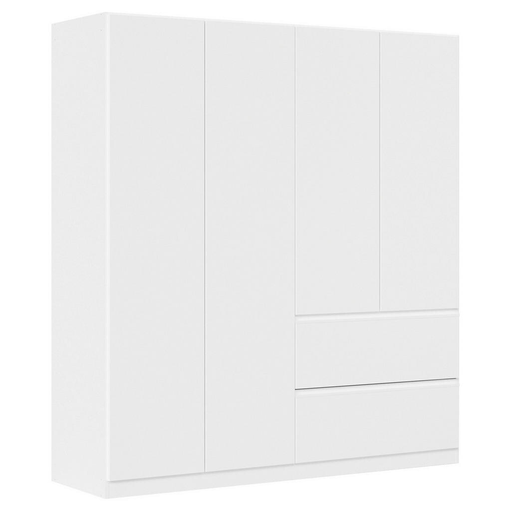 Rauch Möbel SKRIŇA S OTOČNÝMI DVERAMI, biela, 181/197/54 cm