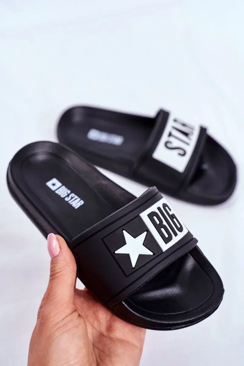 Detské papuče Big Star - čierne 30