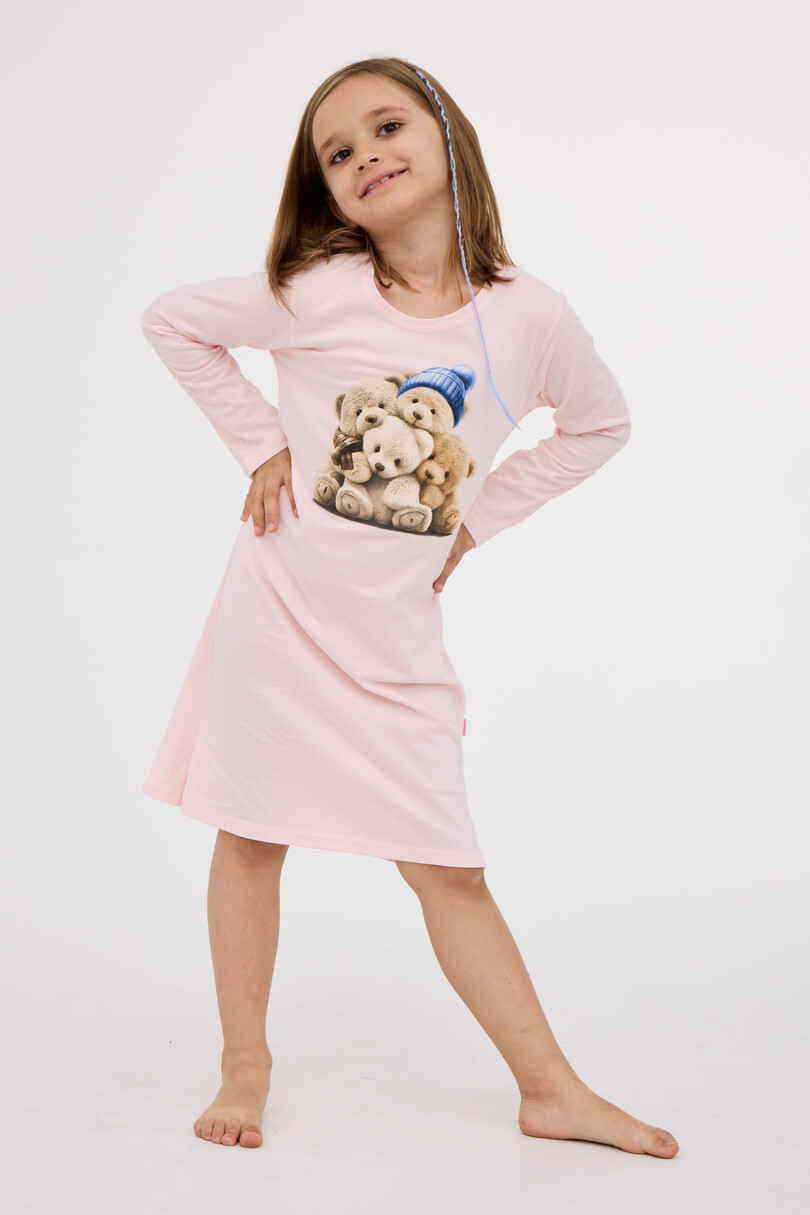 DIEVČENSKÉ DETSKÉ TRIČKO DR 549/196 MEDVEDE 2 růžová 116