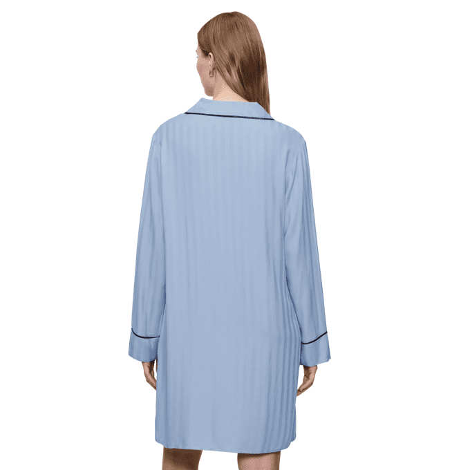 Dámska nočná košeľa Amourette Jacquard NDW - Triumph bleděmodrá (00SA) 0040