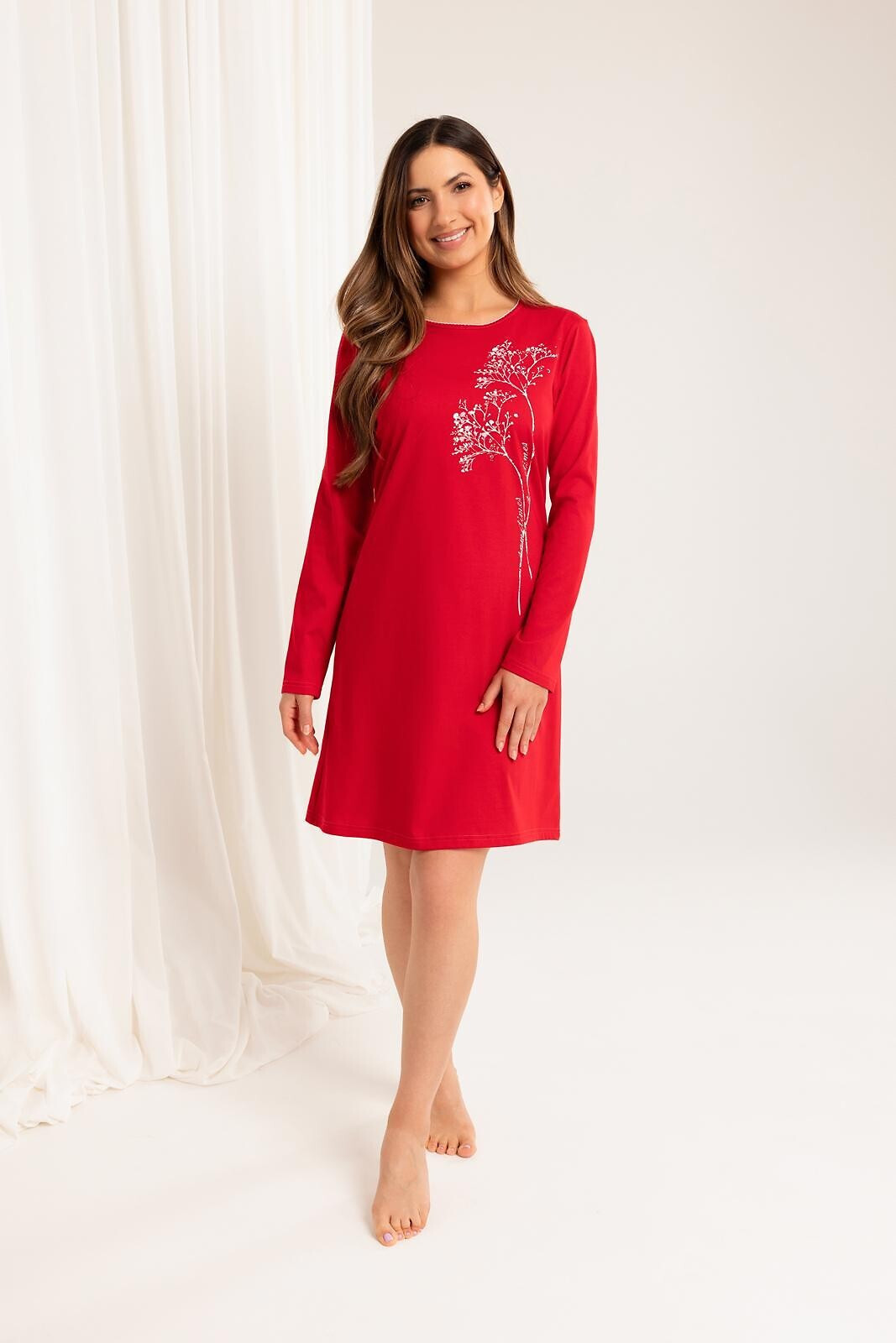 Košeľa Regina 160 long/r S-XL Z25/26 women Ruda M