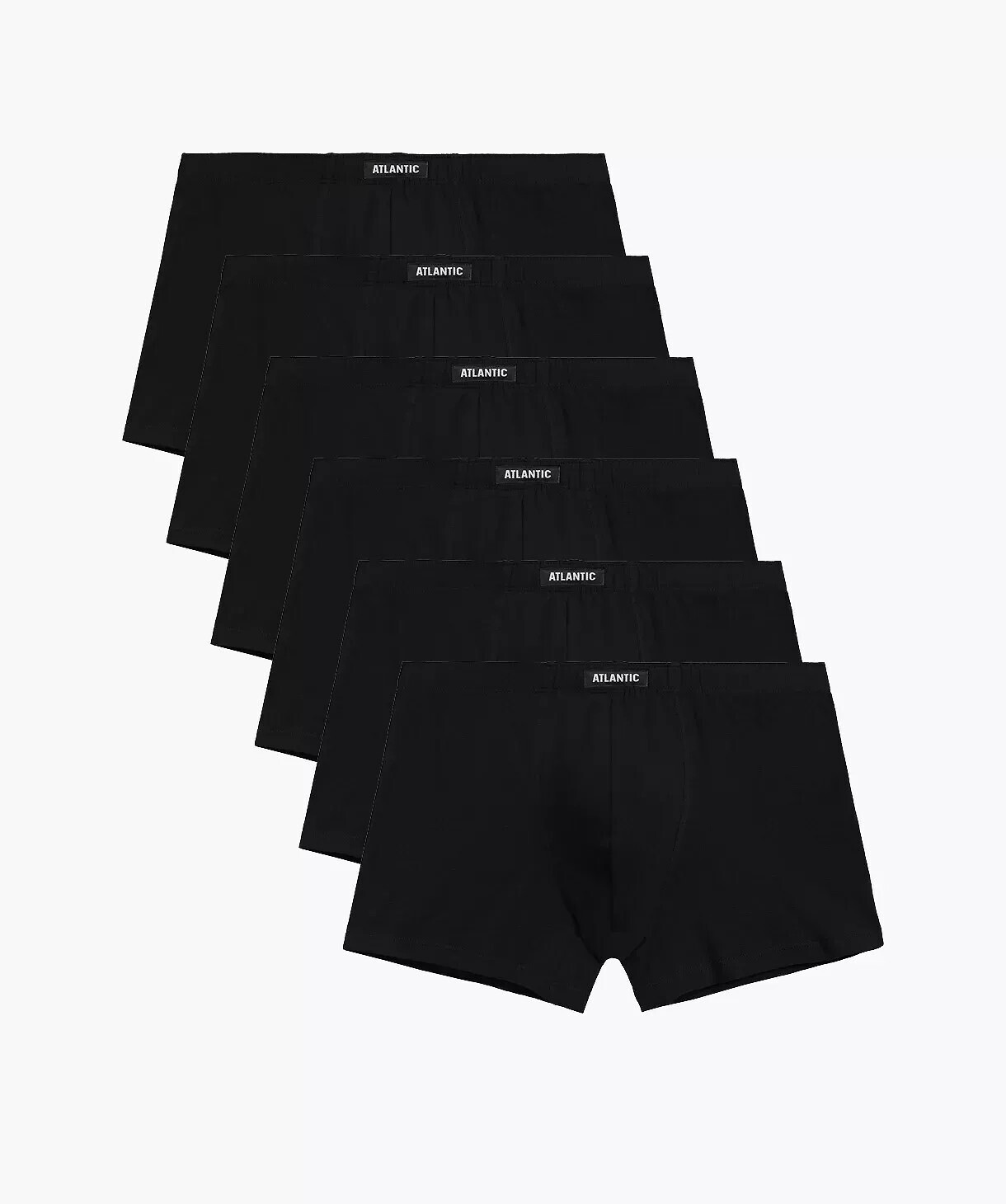 Boxerky Atlantic 5BMH-011 A'5 S-2XL černá M